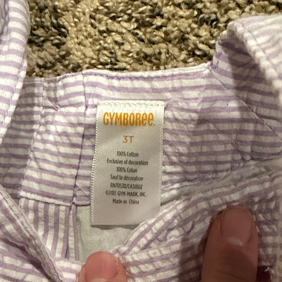 Gymboree Purple Striped Dress - Picture 2 of 3